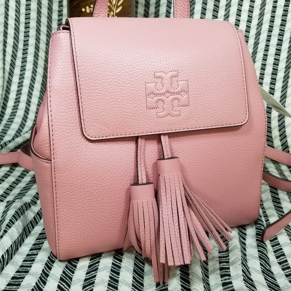 Tory Burch Pink Magnolia Thea Mini Backpack - Picture 11 of 11